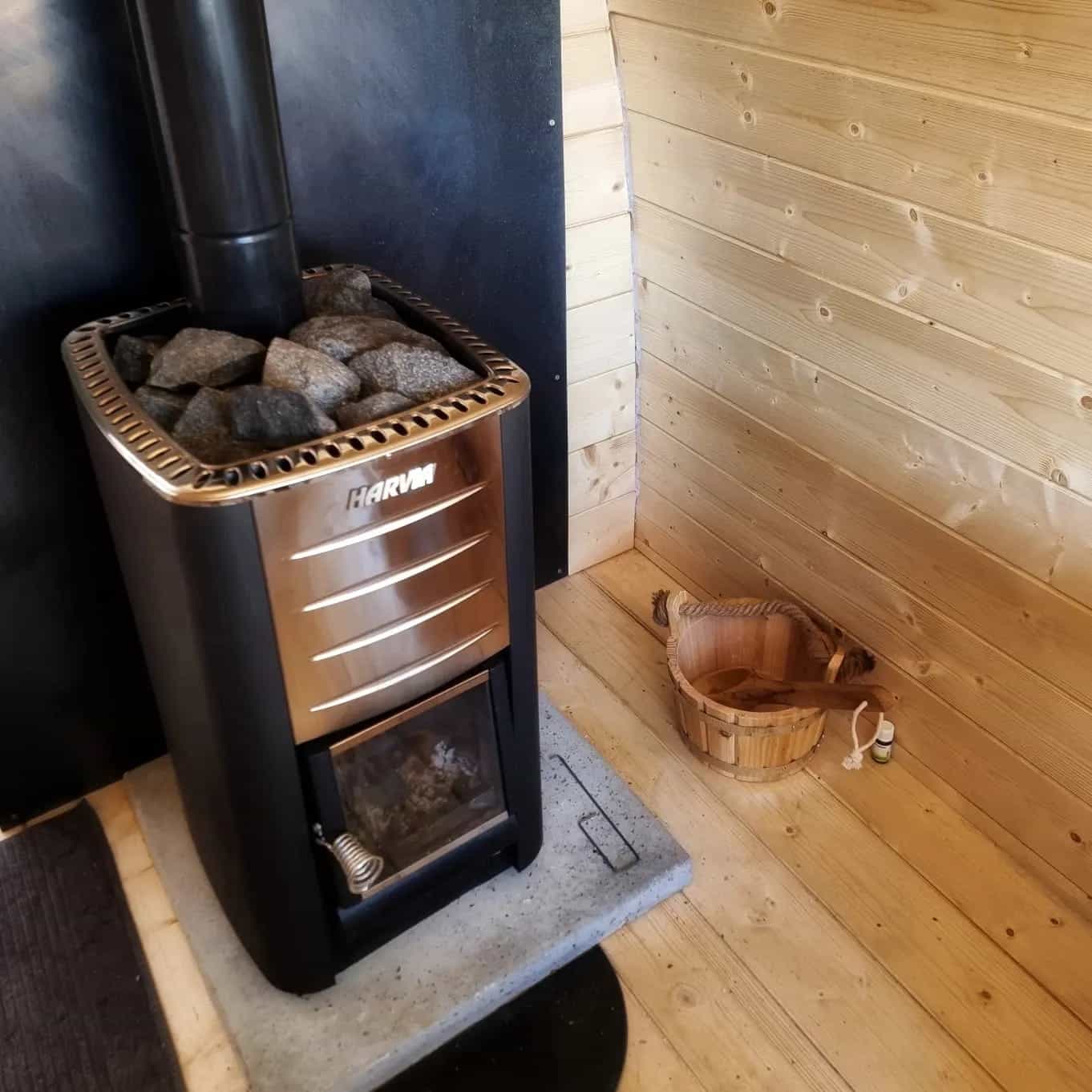 Wellnessbereich - Sauna Ofen